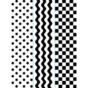 Darice 3-pk embossing borders - SIMPLE PATTERN